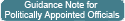 Guidance Note for Politically Appointed Officials
