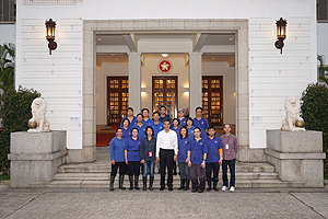 Members of the horticulture team of the Leisure and Cultural Services Department at Government House are instrumental in staging a successful Open Day.