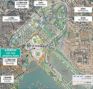 Location Map and Master Layout Plan of Kai Tak Sports Park (1)