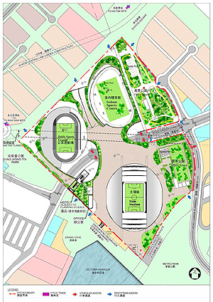 Location Map and Master Layout Plan of Kai Tak Sports Park (2)