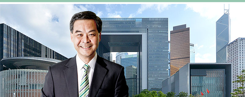 行政長官梁振英 Chief Executive CY Leung