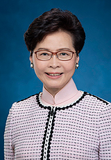 The Chief Executive, Mrs Carrie Lam